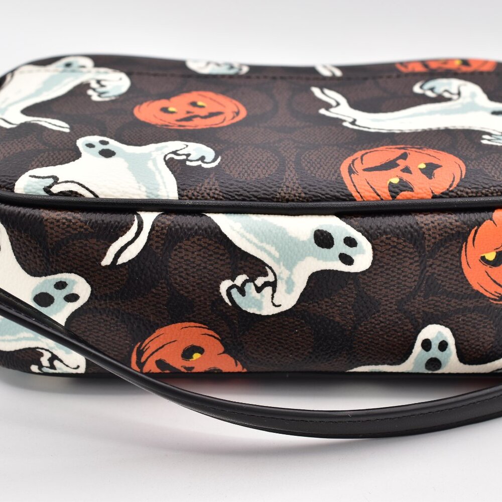 Coach Halloween Mini Jamie Camera Bag with Pumpkin Ghost Print CCF75 NWT NEW - Picture 7 of 15